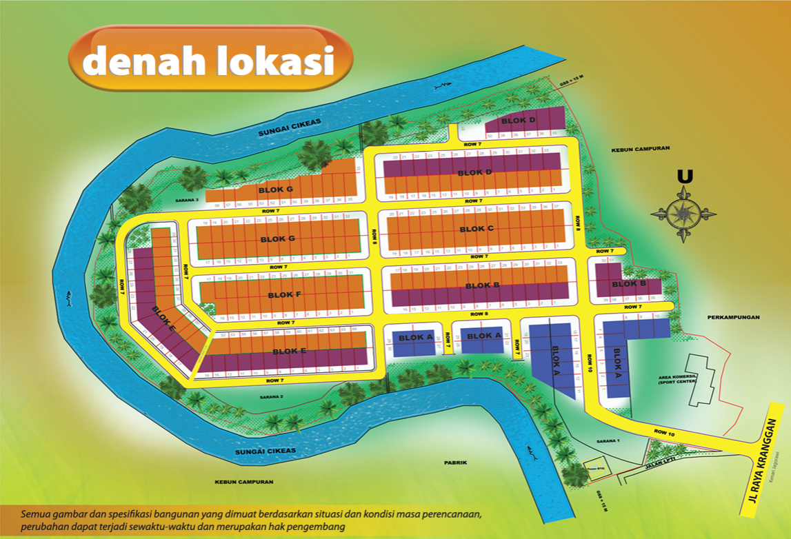 Siteplan Cibinong River View